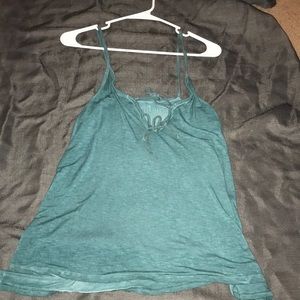 Teal American Eagle Tank Top